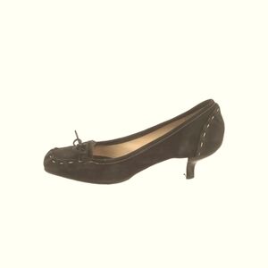 Vintage Kate Spade New York Brown Suede Pumps.